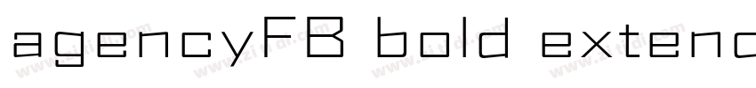 agencyFB bold extend字体转换 agencyFB bold extend字体转换